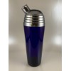 Deep Cobalt Blue Cocktail Shaker with Domed Top